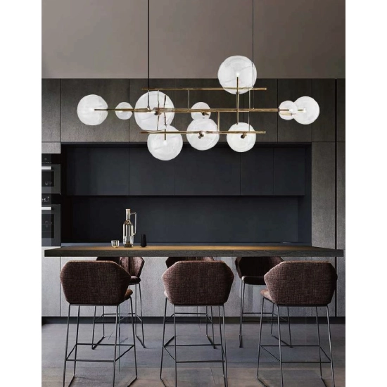 Lampa wisząca CHARM 200 - mosiądz, 200 cm - zdjęcie produktu