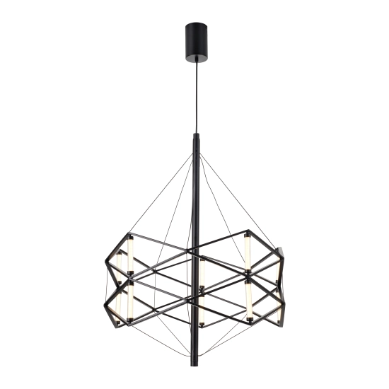Lampa wisząca SPACE LED czarna 60 cm - zdjęcie produktu