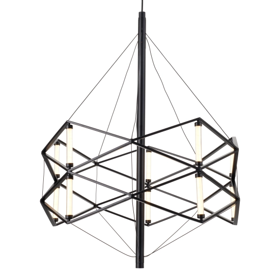 Lampa wisząca SPACE LED czarna 60 cm - zdjęcie produktu
