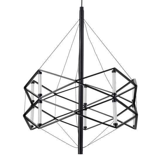 Lampa wisząca SPACE LED czarna 60 cm - zdjęcie produktu