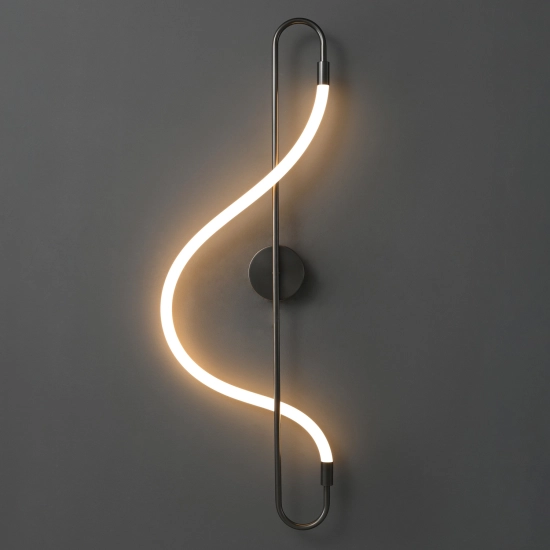 Lampa ścienna ESSA 90 cm - kinkiet LED, czarny - zdjęcie produktu