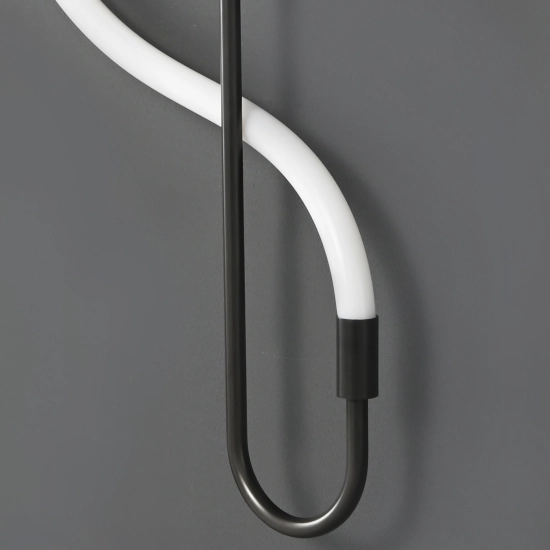 Lampa ścienna ESSA 90 cm - kinkiet LED, czarny - zdjęcie produktu