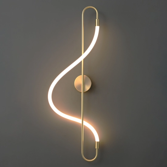 Lampa ścienna ESSA 90 cm - Kinkiet Led, złoty - zdjęcie produktu