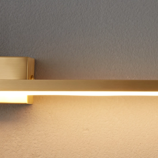 Lampa ścienna AMICI 31 cm LED złota, mosiądz - zdjęcie produktu