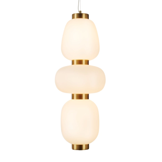 Lampa wisząca BRILLA-3, 23 cm, złota - zdjęcie produktu