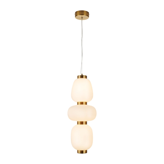 Lampa wisząca BRILLA-3, 23 cm, złota - zdjęcie produktu