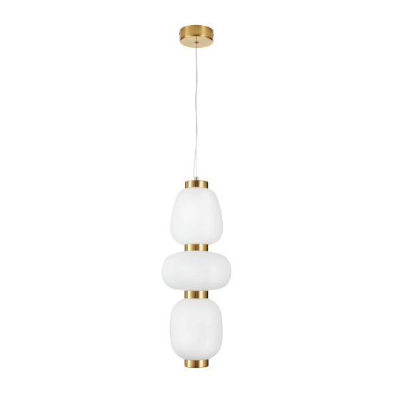 Lampa wisząca BRILLA-3, 23 cm, złota - zdjęcie produktu