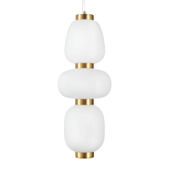 Lampa wisząca BRILLA-3, 23 cm, złota - zdjęcie produktu