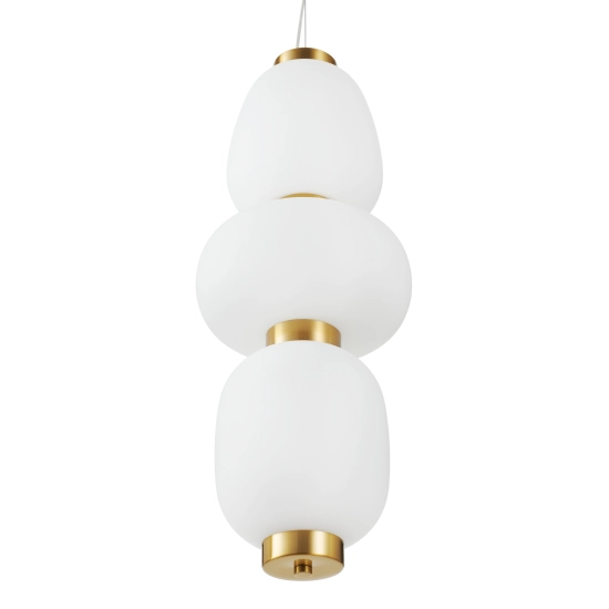 Lampa wisząca BRILLA-3, 23 cm, złota - zdjęcie produktu