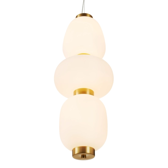 Lampa wisząca BRILLA-3, 23 cm, złota - zdjęcie produktu