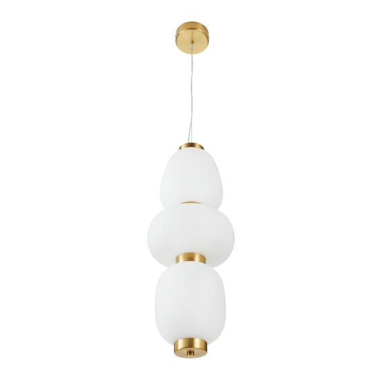 Lampa wisząca BRILLA-3, 23 cm, złota - zdjęcie produktu