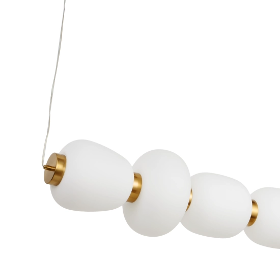 Lampa wisząca BRILLA-6, 125 cm, złota - zdjęcie produktu