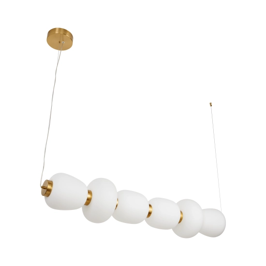 Lampa wisząca BRILLA-6, 125 cm, złota - zdjęcie produktu