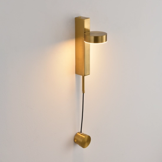 Lampa ścienna FIKO złota 120 cm - zdjęcie produktu