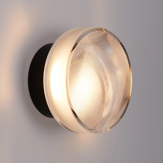 Lampa ścienna CARMELLO 13,5 cm, czarna - zdjęcie produktu