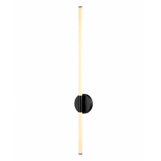 Lampa ścienna LED FELIX biało czarna 100 cm - nowoczesny kinkiet - zdjęcie produktu