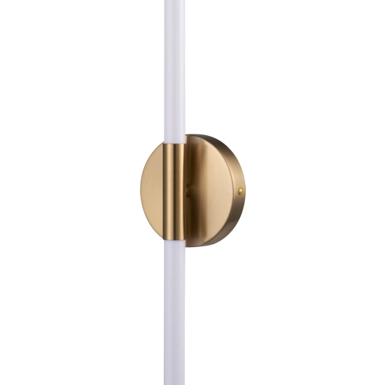 Lampa ścienna LED FELIX biało-złota 100 cm - nowoczesny kinkiet - zdjęcie produktu