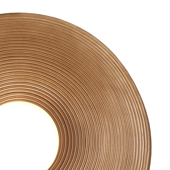 Lampa ścienna ILUSIONI 26 cm - okrągły kinkiet beżowy - zdjęcie produktu
