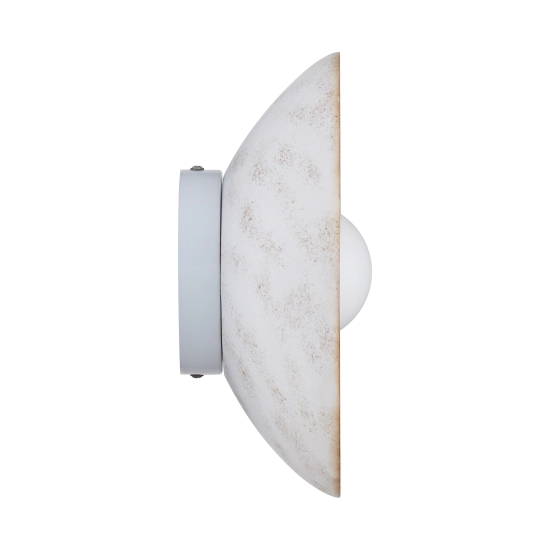 Lampa ścienna ILUSIONI 26 cm - okrągły kinkiet beżowy - zdjęcie produktu