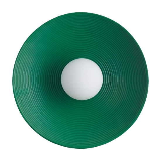 Lampa ścienna ILUSIONI 26 cm - okrągły kinkiet zielony - zdjęcie produktu