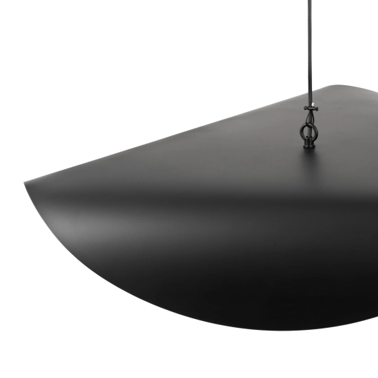 Lampa wisząca ENZO 40 cm - czarno złota - zdjęcie produktu
