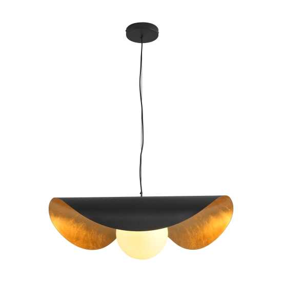 Lampa wisząca ENZO 60 cm - czarno złota - zdjęcie produktu