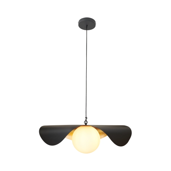 Lampa wisząca ENZO 80 cm - czarno złota - zdjęcie produktu