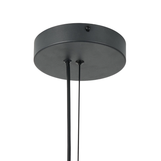 Lampa wisząca ENZO 80 cm - czarno złota - zdjęcie produktu