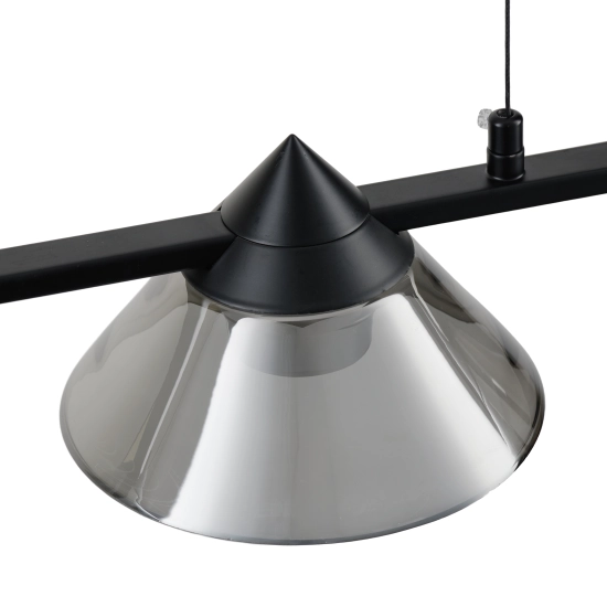 Lampa wisząca BLAKE 140 cm -czarna - zdjęcie produktu