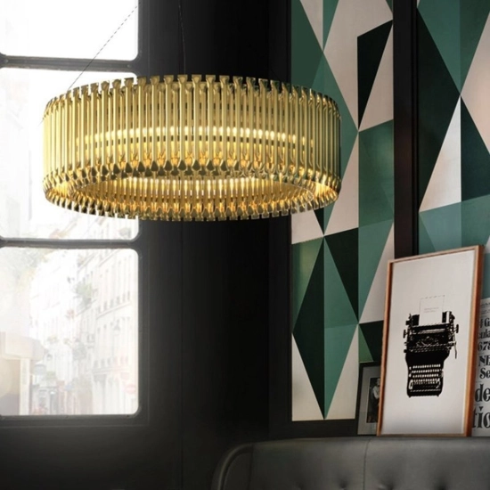 Lampa wisząca MODULAR złota 93 cm - zdjęcie produktu