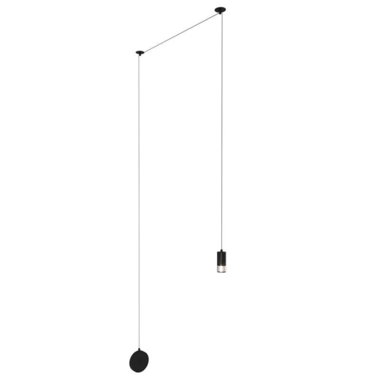 Lampa ścienna LINEA-1 WALL czarna - zdjęcie produktu