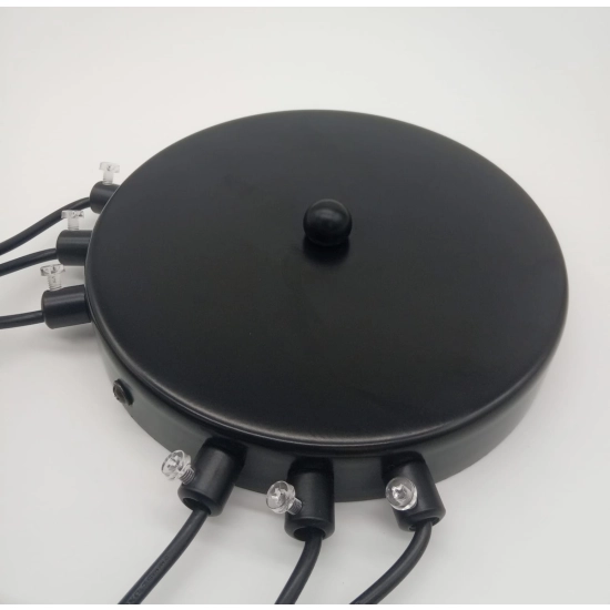 Lampa ścienna LINEA-6 WALL czarna - zdjęcie produktu