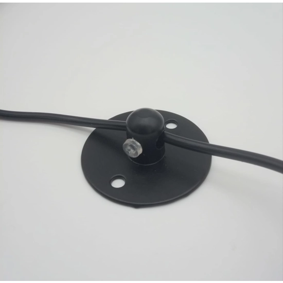 Lampa ścienna LINEA-6 WALL czarna - zdjęcie produktu