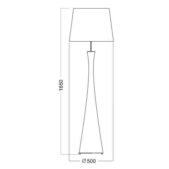 SIENA LIGHT LAVENDER lampa podłogowa L235313376 4Concepts L235313376 - zdjęcie 2