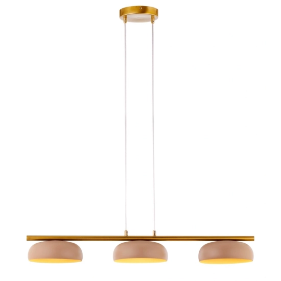 Lampa wisząca OLAF 3 złoty szczotkowany ciepły beż 41685 Sigma - zdjęcie 1