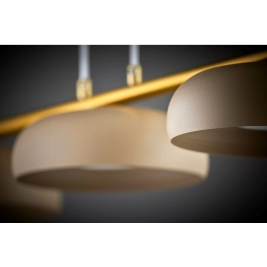 Lampa wisząca OLAF 3 złoty szczotkowany ciepły beż 41685 Sigma - zdjęcie 3