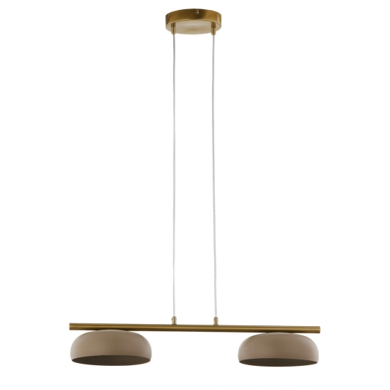 Lampa wisząca OLAF 2 złoty szczotkowany ciepły beż 41686 Sigma - zdjęcie 1
