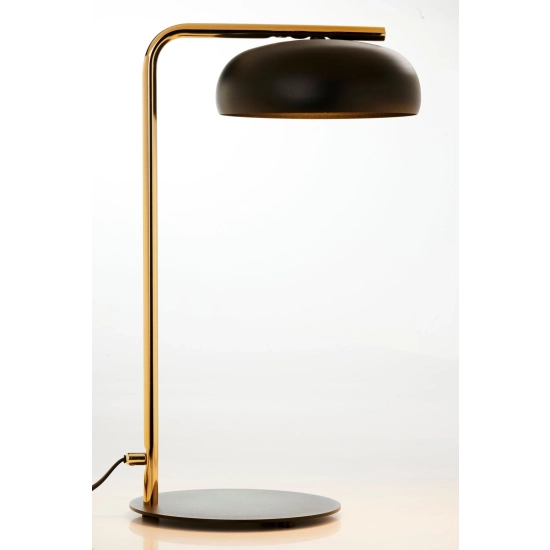 Lampka OLAF złoty szczotkowany czarny 41728 Sigma - zdjęcie 2