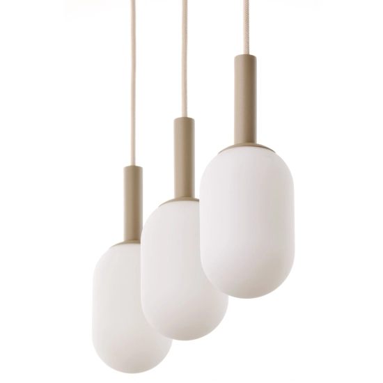 PLUUM 3 lampa wisząca ciepły beż 41856 Sigma - zdjęcie 3
