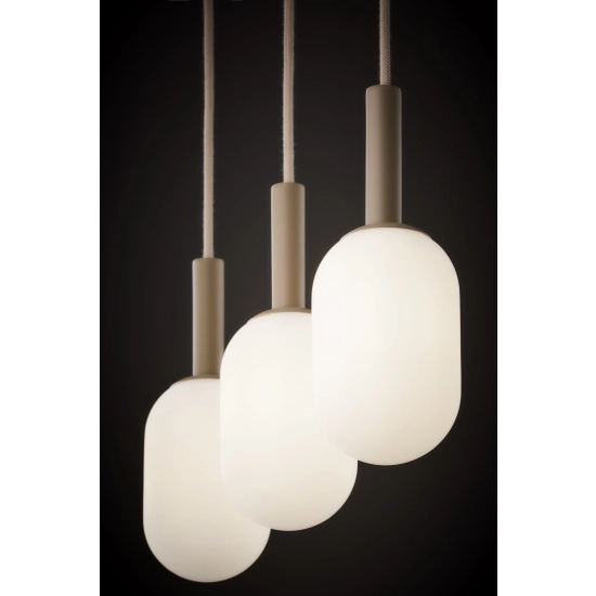 PLUUM 3 lampa wisząca ciepły beż 41856 Sigma - zdjęcie 4