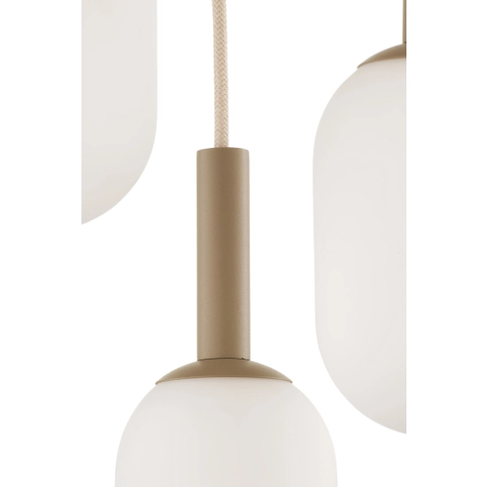 PLUUM 3 koło lampa wisząca ciepły beż 41857 Sigma - zdjęcie 3