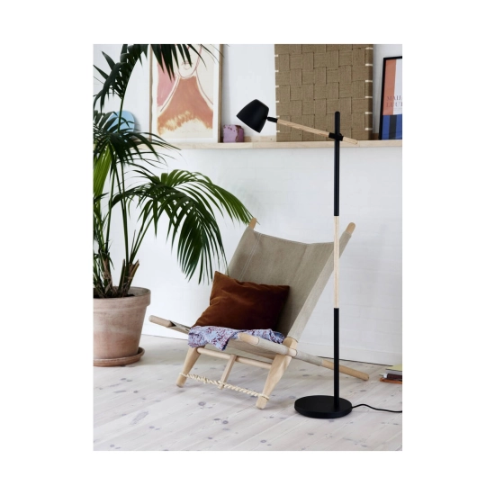 kinkiecik.pl Lampa podłogowa czarna THEO 2112654003 Nordlux