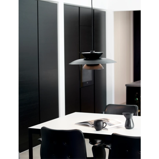 kinkiecik.pl Skandynawska lampa wisząca Carmen - Nordlux, czarna 2213603003