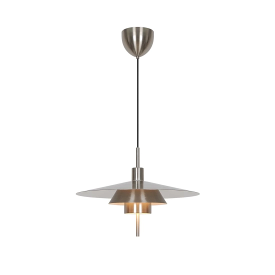 Skandynawska lampa wisząca DFTP Latika Brushed Chrome 2620133033 Nordlux