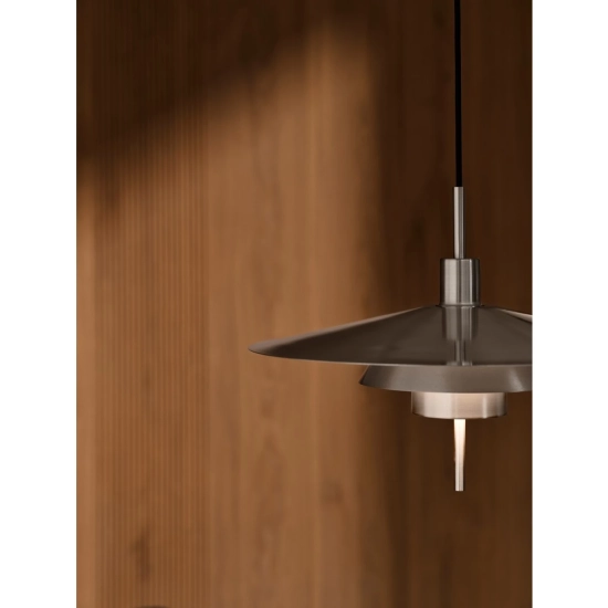 Skandynawska lampa wisząca DFTP Latika Brushed Chrome 2620133033 Nordlux