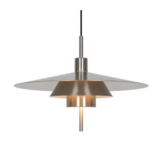 Skandynawska lampa wisząca DFTP Latika Brushed Chrome 2620133033 Nordlux