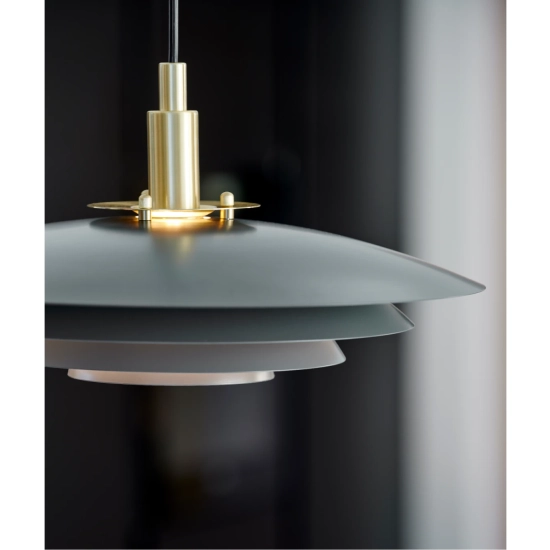 kinkiecik.pl Skandynawska lampa wisząca Nordlux Bretagne - szara 39489910