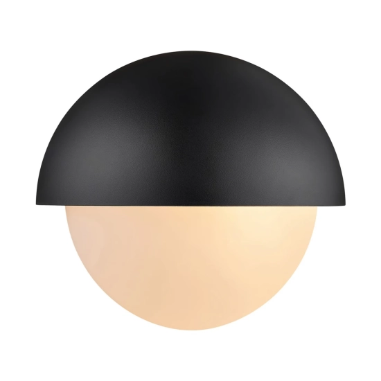 Kinkiet zewnętrzny Scorpius Maxi Round IP44 czarny 2518401003 Nordlux