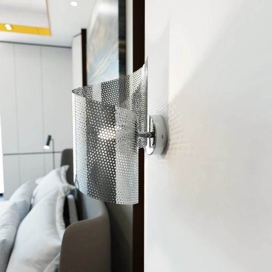 Kinkiet SPIRAL CHROME 1358/1 EMIBIG Lighting