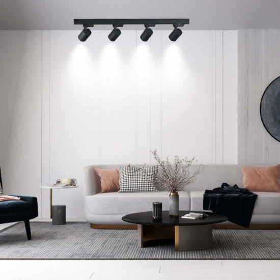 Zestaw 4pł Snow SET 3F czarny 2m LP-737 BK SET 3F LIGHT PRESTIGE